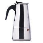Cafeteira Italiana Expresso Inox 09 Xicaras  Cinza