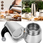 Cafeteira Italiana Inox Premium Para 6 Xícaras De Café