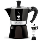 Cafeteira Italiana Moka Express 6 Xicaras Preta Bialetti