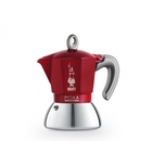 Cafeteira Italiana Moka Induction Vermelha Fogão De Indução 6