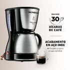 Cafeteira Mondial Dolce Arome 800w Preto/inox 127v C-37-ji-30x