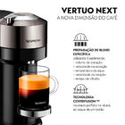 Cafeteira Nespresso Vertuo Next Cromada Para Café Espresso -