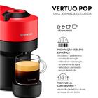 Cafeteira Nespresso Vertuo Pop Para Café Espresso Manual Verm
