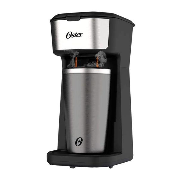 Cafeteira Oster 2day Inox 2 Em 1 Com Copo Térmico 110v