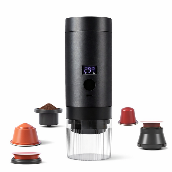 Cafeteira Portátil Elétrica Capsula E Café Moído