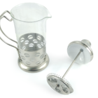 Cafeteira Prensa Francesa Cremeira 600ml De Vidro E Aço Inox