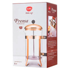 Cafeteira Prensa Francesa Vidro E Aço Inox Rose Gold - 350ml