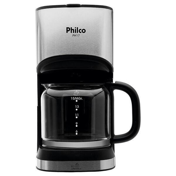 Cafeteira Preto/prata Philco 127v Ph17