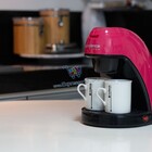 Cafeteira Single Rosa Doce Caf217 Com 2 Xícaras Cadence Color