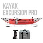 Caiaque Excursion Pro K1 Com Remos E Bomba Vermelho Intex