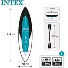 Caiaque Inflável Explorer K2 Com Remos E Bomba Intex
