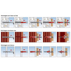 Caixa 100 Bucha Universal 8mm Fischer