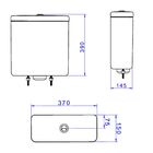 Caixa Acoplada Com Acionamento Duo Deca Axis/living/piano/pol