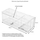 Caixa Acrílico 5mm Porta Saches Chá Com 6 Divisórias E Tampa