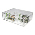 Caixa Acrílico 6 Mm Para Sachês De Chá Com 12 Nichos