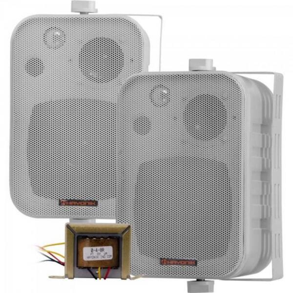 Caixa Acustica 60w Com Trafo Embutido De 70v(10w) Ambience Li