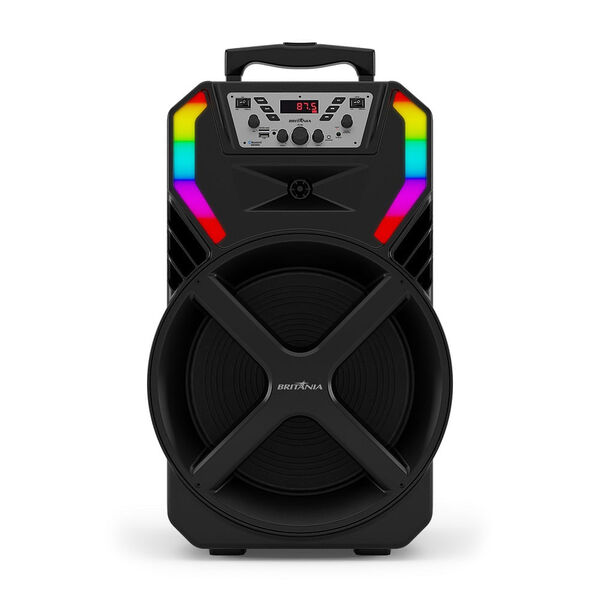 Caixa Acústica Britânia Flash Light Woofer 12 Preta Bcx12100