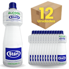 Caixa Álcool Líquido 46% Inpm Start 1 Litro C/12 Un