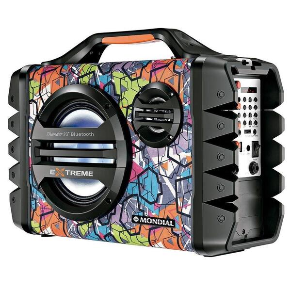 Caixa Amp. Mondial Mco-06 Thunder Vi Extreme,conexão Sem Fio,