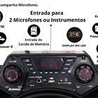 Caixa Amplif. Amvox Aca 550 Strondo Ii  Preto  110v/220v