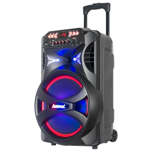 Caixa Amplif. Amvox Aca 555 Tsunami Ii Cor:preto;voltagem:110v Caixa Amplif. Amvox Aca 555 Tsunami Ii Cor:preto;voltagem:110v