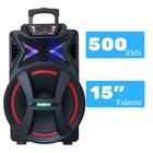 Caixa Amplificada Amvox Recarregável Led Bluetooth Usb Tws Au