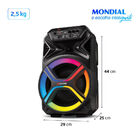 Caixa Amplificada Mondial Preto 400w Rms Bivolt - Cm-400-l Bi