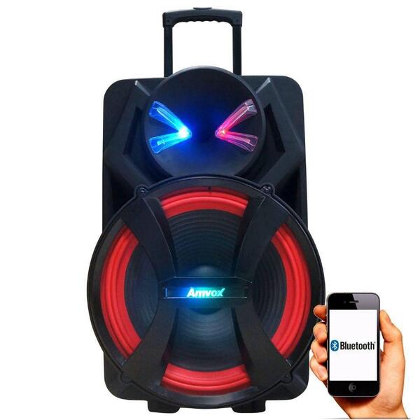 Caixa Amplificadora Amvox 900w Rms Bluetooth Usb Aca 900 New X