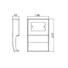 Caixa Bastidor universal MCCBU Hellermann