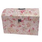 Caixa Bau Conjunto 5 Pecas Multiuso Porta Joia Organizador Pr