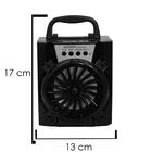 Caixa Caixinha Som Portátil Bluetooth Mp3 Usb Radio Fm Auxili