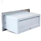 Caixa Carta Luxxoni Inox Pequena Frente 15x30 Caixa 24x10x13