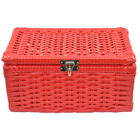 Caixa Colors C/ Fecho 25x15x12 Vermelho