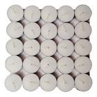 Caixa Com 100 Velas Tipo Rechaud Com Base De Alumínio