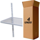 Caixa Com 4 Maleiros 90x50cm Branco