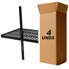 Caixa Com 4 Maleiros 90x50cm Smart Black