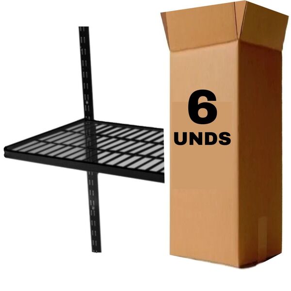 Caixa Com 6 Prateleiras 60x40cm Smart Black