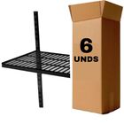 Caixa Com 6 Prateleiras 90x40cm Smart Black