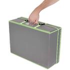 Caixa Com Organizador A Vácuo 90cm X 38cm X 80cm Mor