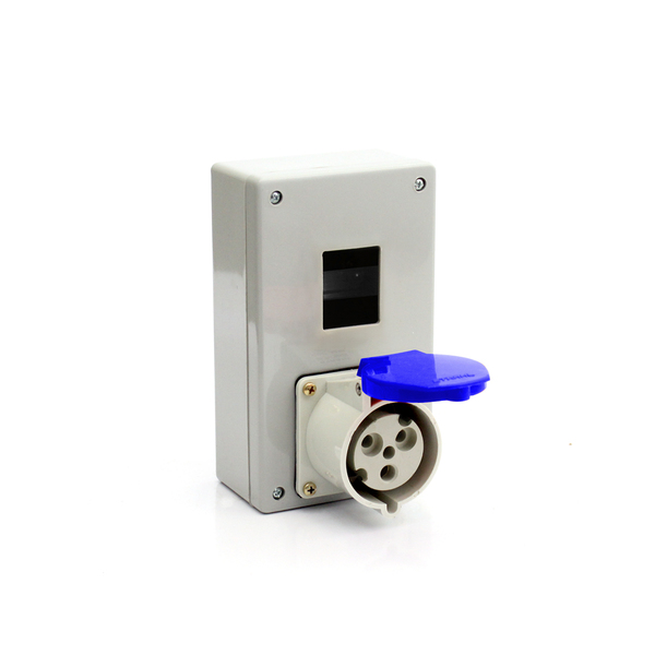 Caixa Com Tomada Industrial 2p+t 220/240v 32a Strahl Sd-3246