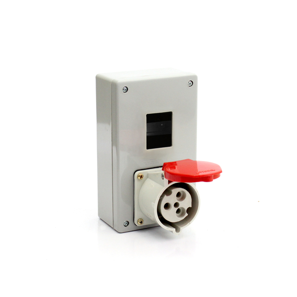 Caixa Com Tomada Industrial 2p+t 380/440v 32a Strahl Sd-3249