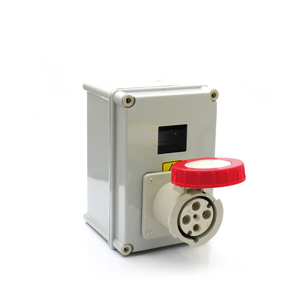 Caixa Com Tomada Industrial 3p+t 380/440v 63a Strahl Sd-4546