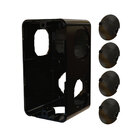 Caixa/condulete Poliwetzel Preto 6 Saídas 1/2" E 3/4" - Wetzel