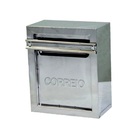 Caixa Correio Cartas Popular 30 Inox Para Grade 13x25x30cm