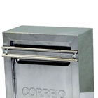 Caixa Correio Cartas Popular 30 Inox Para Grade 13x25x30cm