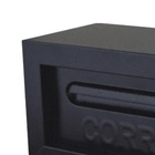 Caixa Correio Cartas Popular Preta De Embutir 15x28x14cm