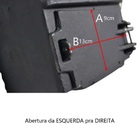 Caixa Correio Ferro Fundido Pombo Pequena Sem Pé 50x27cm