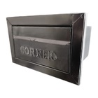 Caixa Correio Galvinox Com Moldura Frente Inox 17x30x15cm