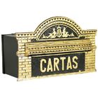 Caixa Correio Imperial Frente Alumínio Fundido 15x25x12cm