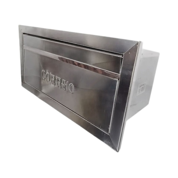 Caixa Correio Jornal/revista Galvinox C/moldura 21x43x20cm